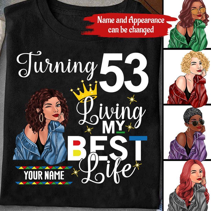 Custom Birthday Shirts, Chapter 53, Fabulous Since 1969 53th Birthday Unique T Shirt For Woman, Her Gifts For 53 Years Old, Turning 53 Birthday Cotton Shirt