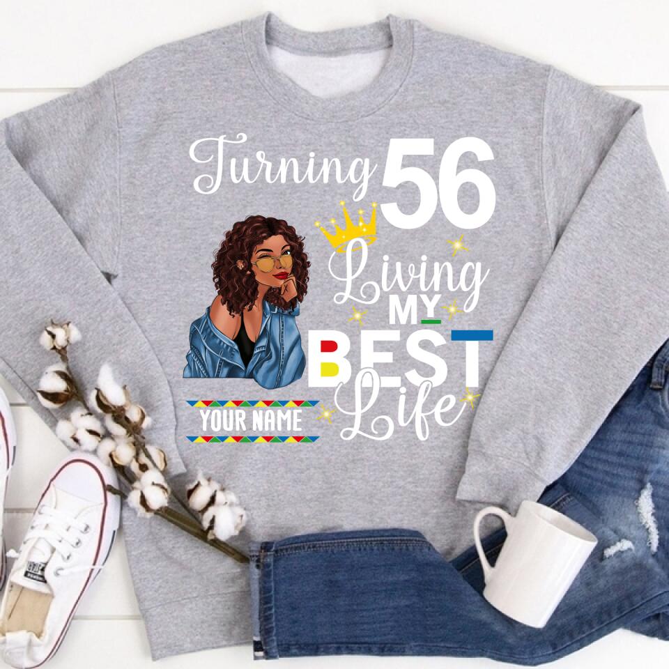 Custom Birthday Shirts, Chapter 56, Fabulous Since 1966 56th Birthday Unique T Shirt For Woman, Her Gifts For 56 Years Old, Turning 56 Birthday Cotton Shirt