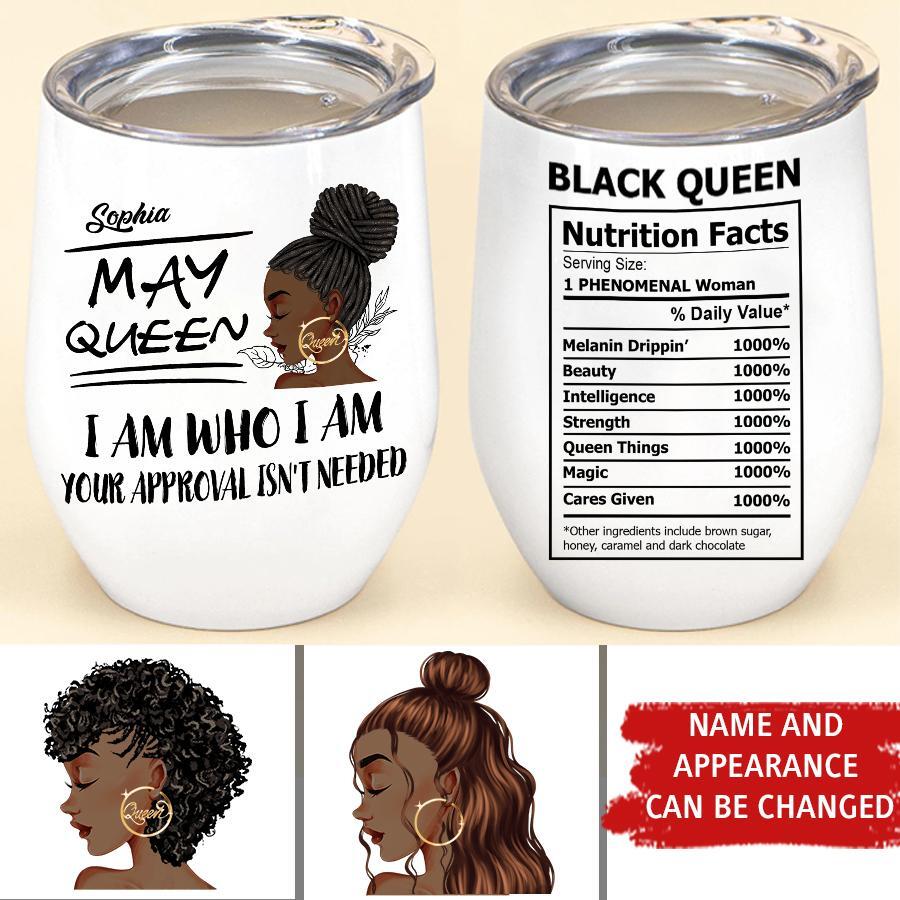 Personalized Wine Tumbler - Birthday Gift For May Queen, May birthday gifts, May birthday gift idea for her