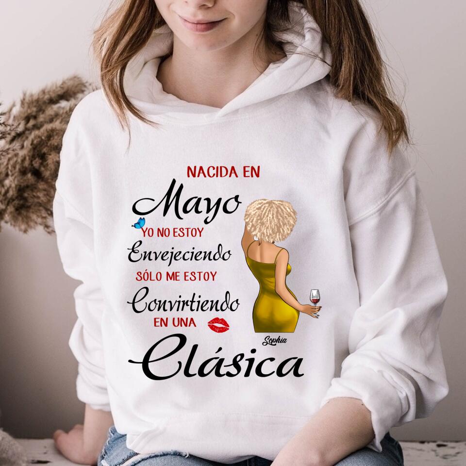 Camisa De Cumpleaños De Mayo, Camisa De Cumpleaños Personalizada, Reinas Nacidas En Mayo, Regalos De Cumpleaños De Mayo, Camisas De Mayo Para Mujeres