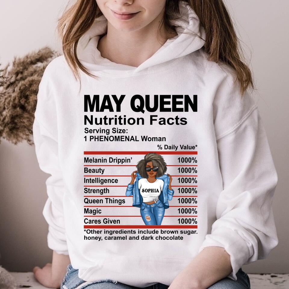 May Birthday Shirt, Custom Birthday Shirt, Queens Born In May, May Birthday Gifts, May Shirts For Woman