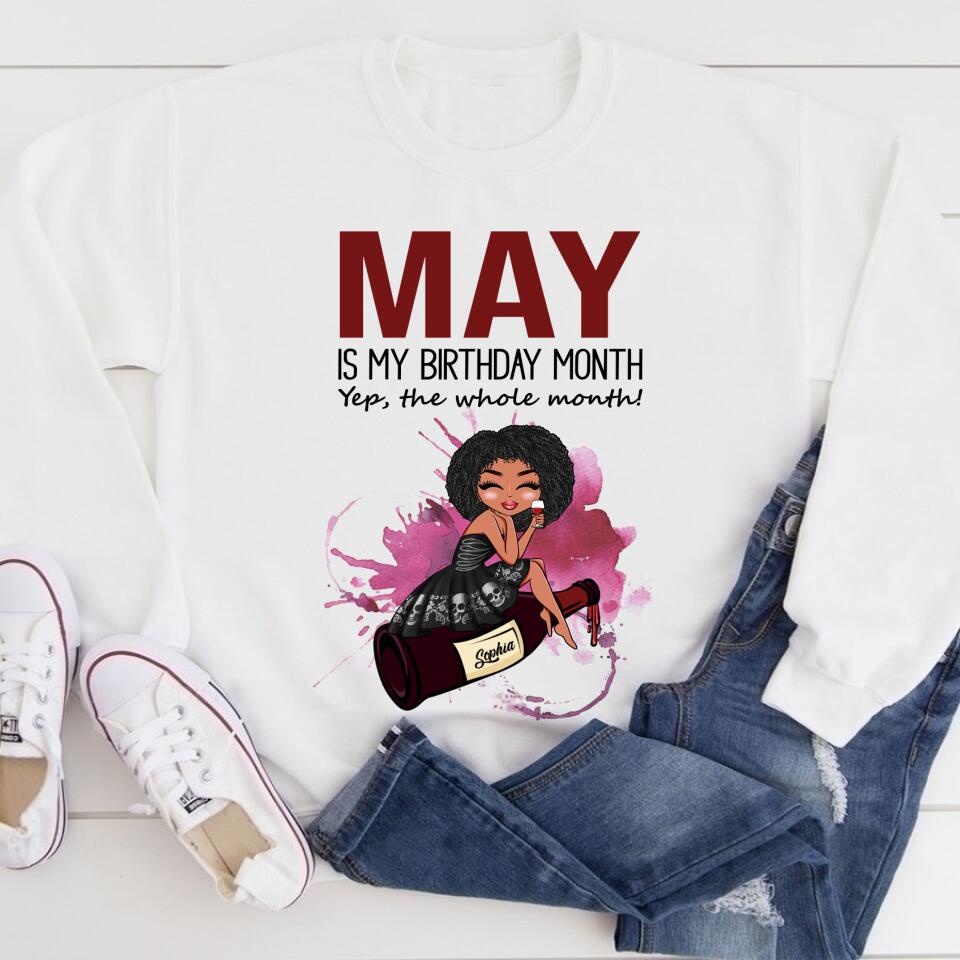 May Birthday Shirt, Custom Birthday Shirt, Queens Born In May, May Birthday Gifts, May Shirts For Woman