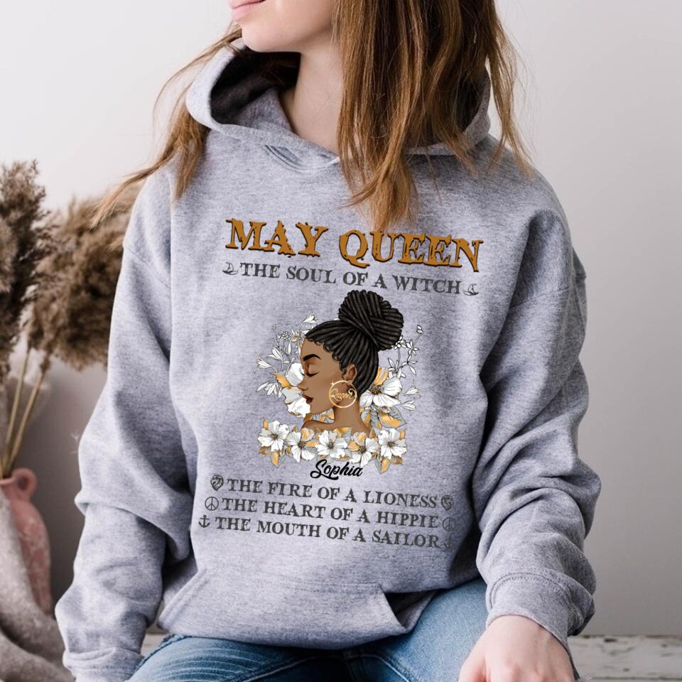 May Birthday Shirt, Custom Birthday Shirt, Queens Born In May, May Birthday Gifts, May Shirts For Woman