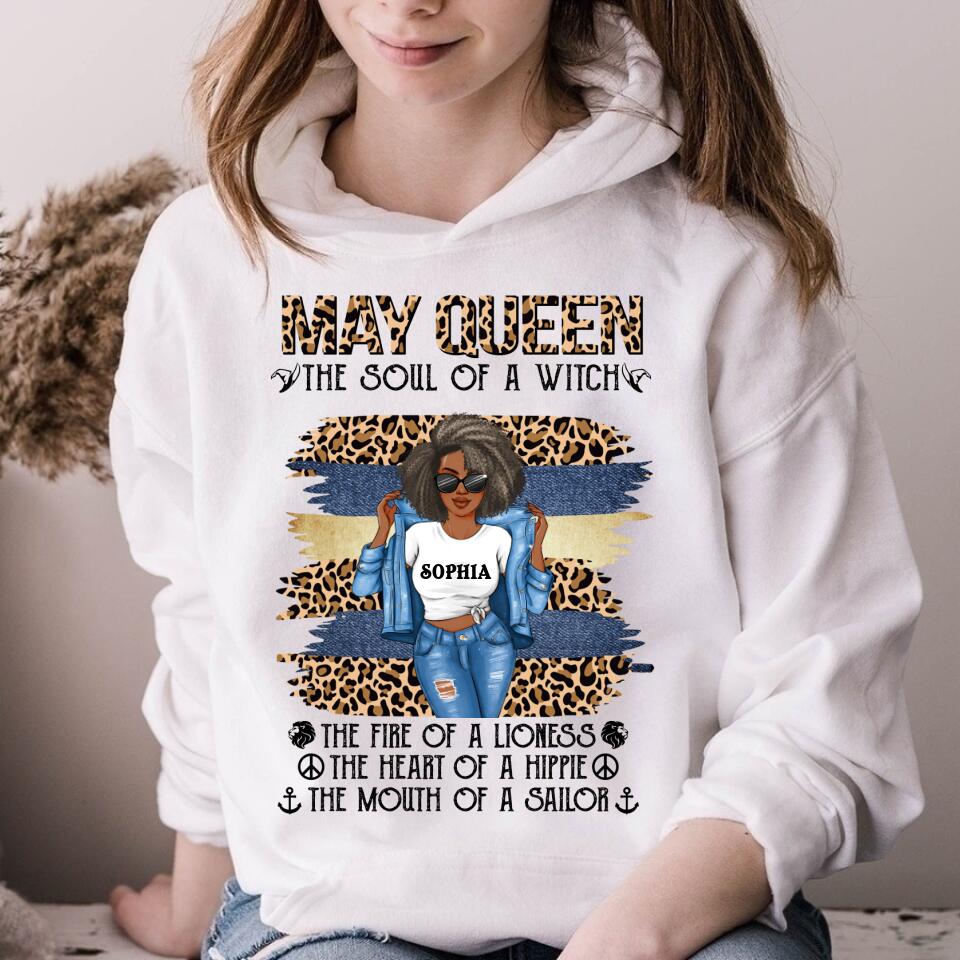 May Birthday Shirt, Custom Birthday Shirt, Queens Born In May, May Birthday Gifts, May Shirts For Woman