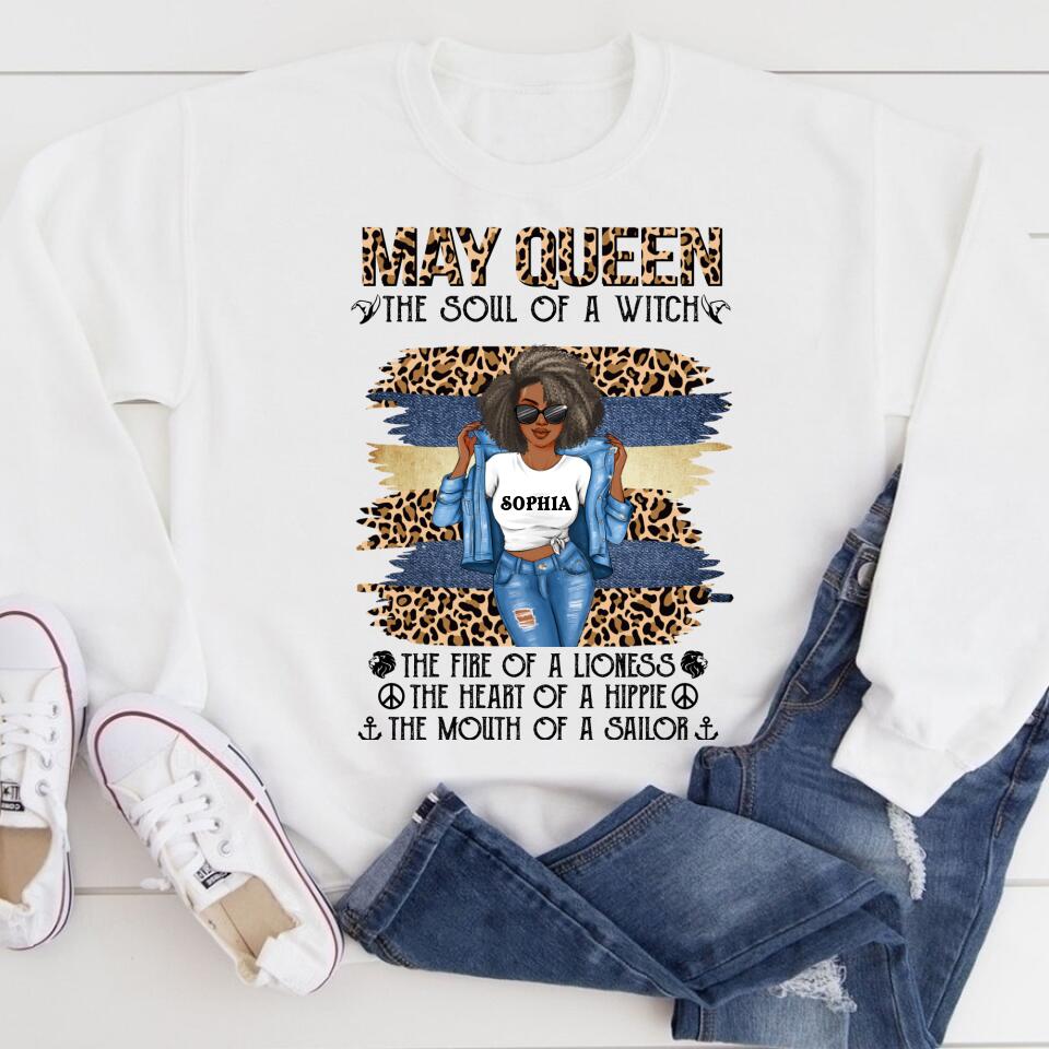 May Birthday Shirt, Custom Birthday Shirt, Queens Born In May, May Birthday Gifts, May Shirts For Woman