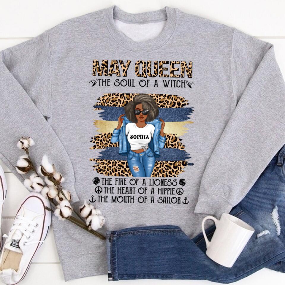 May Birthday Shirt, Custom Birthday Shirt, Queens Born In May, May Birthday Gifts, May Shirts For Woman