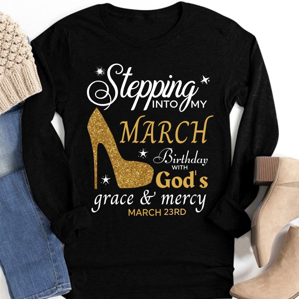 March Birthday Shirt, Custom Birthday Shirt, Queens Born In March, March Birthday Gifts, March shirts for Woman