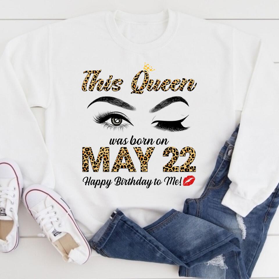 May Birthday Shirt, Custom Birthday Shirt, Queens Born In May, May Birthday Gifts, May Shirts For Woman