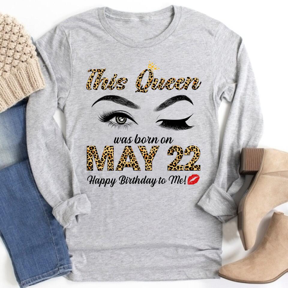 May Birthday Shirt, Custom Birthday Shirt, Queens Born In May, May Birthday Gifts, May Shirts For Woman