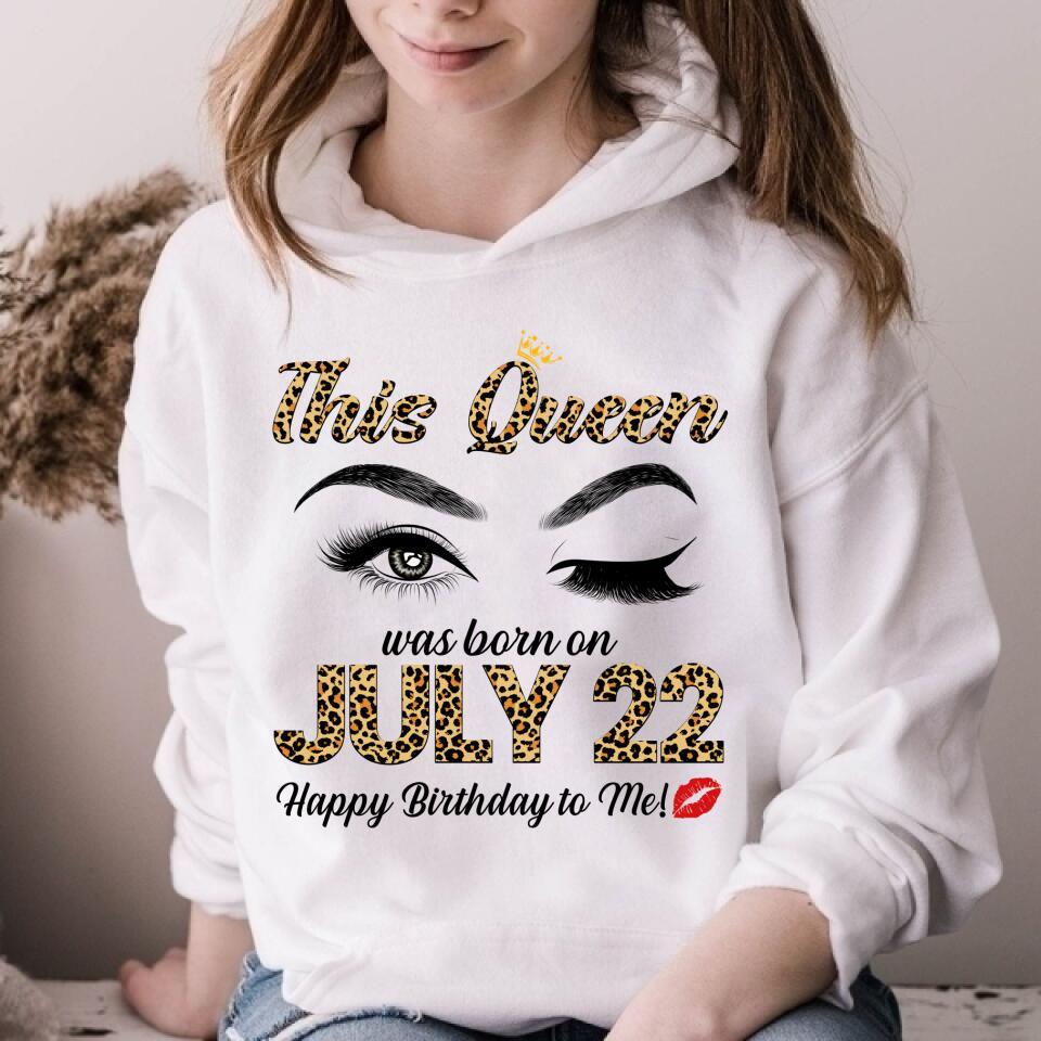 July Birthday Shirt, Custom Birthday Shirt, Queens Born In July, July Birthday Shirts For Woman, July Birthday Gifts