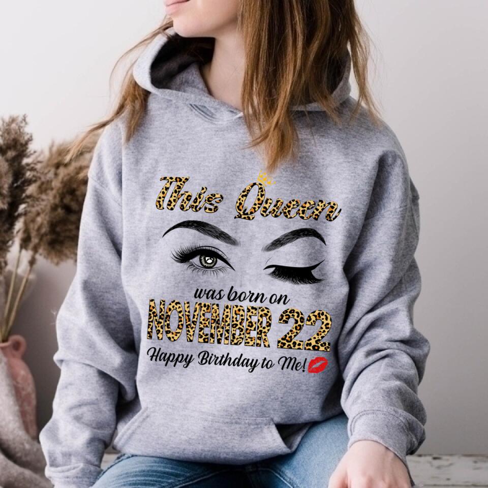 Custom November Birthday Shirt For Woman, Queens are Born In November Gifts, Melanin Afro Woman Shirt, Black Girl Tee, Afro Queen Gift