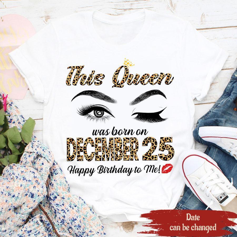 Custom December Birthday Shirt For Woman, Queens are Born In December Gifts, Melanin Afro Woman Shirt, Black Girl Tee, Afro Queen Gift