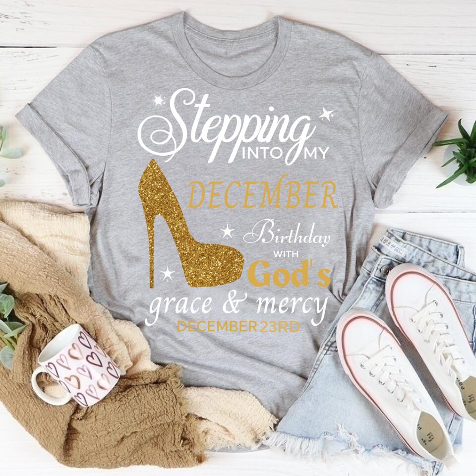 December Birthday Shirt, Custom Birthday Shirt, Queens Born In December, December Birthday Shirts For Woman, December Birthday Gifts