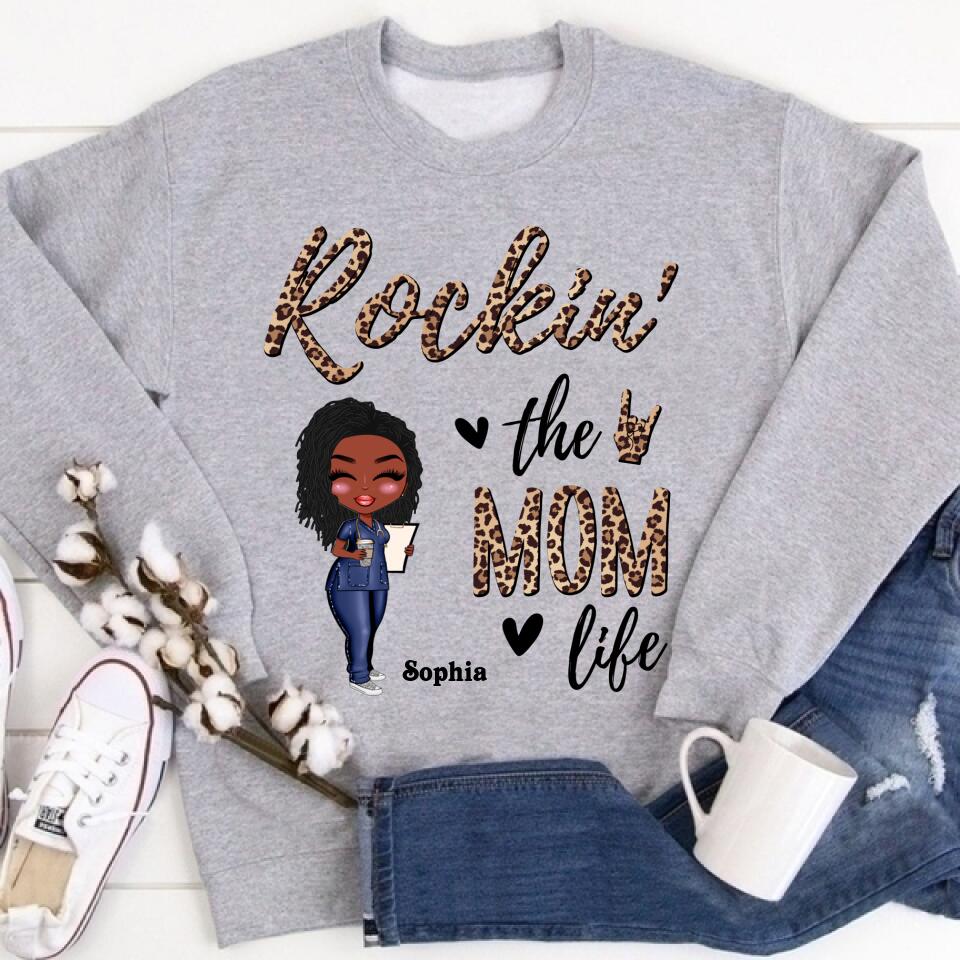 Personalized Mothers Day Shirts, Black Happy Mothers Day African American Mother Nurse Stepmom Mothers Day Gifts , Mother‘s Day T Shirt, Bonus Mom Gifts, Mother’s Day Tee Shirts, Mother Day Gift