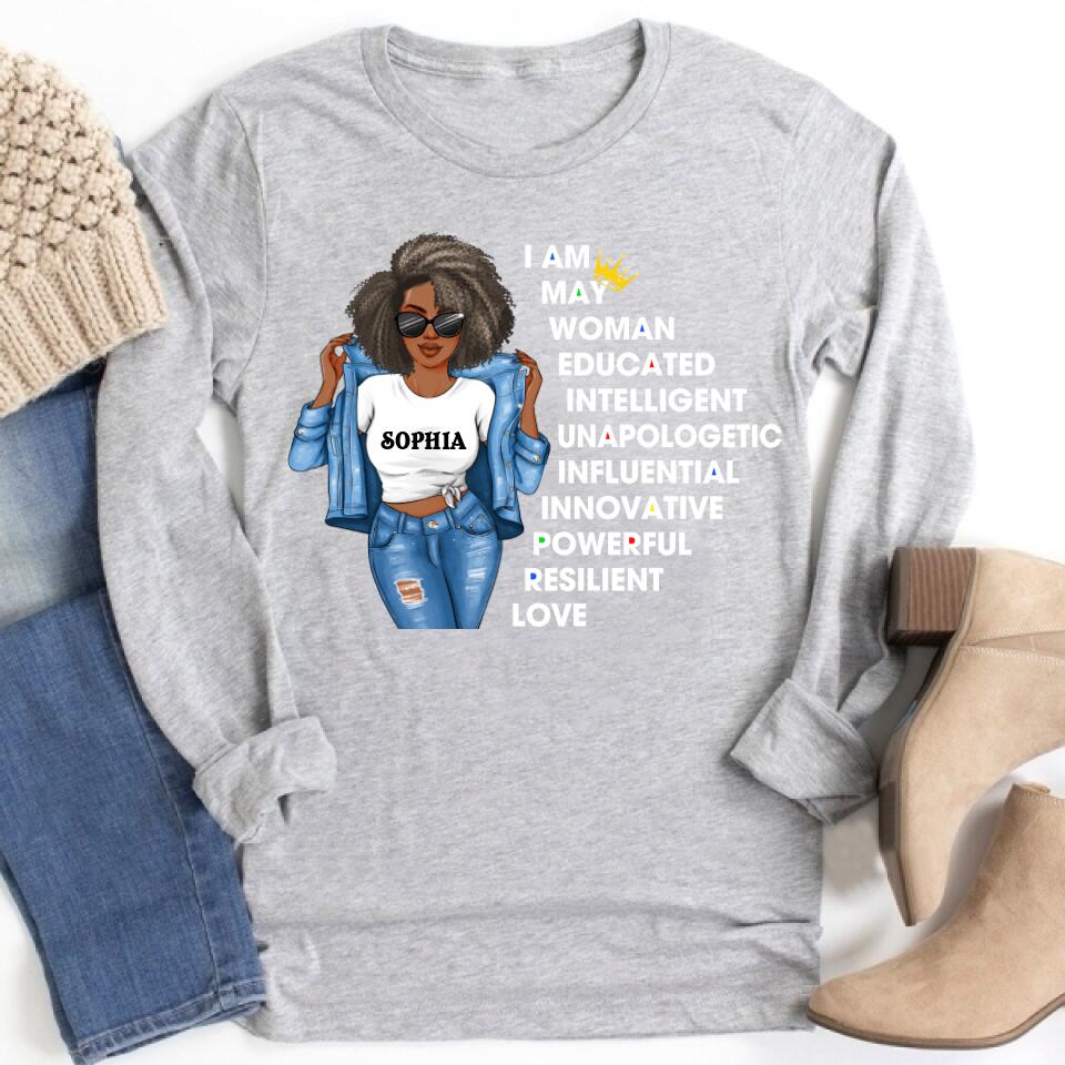 May Birthday Shirt, Custom Birthday Shirt, Queens Born In  May, May Birthday Gifts,  May Birthday Gifts