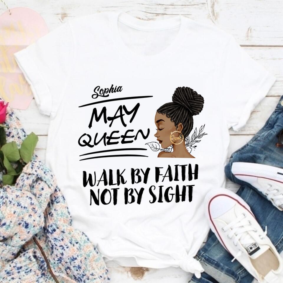 May Birthday Shirt, Custom Birthday Shirt, Queens Born In May, May Birthday Gifts, May Shirts For Woman