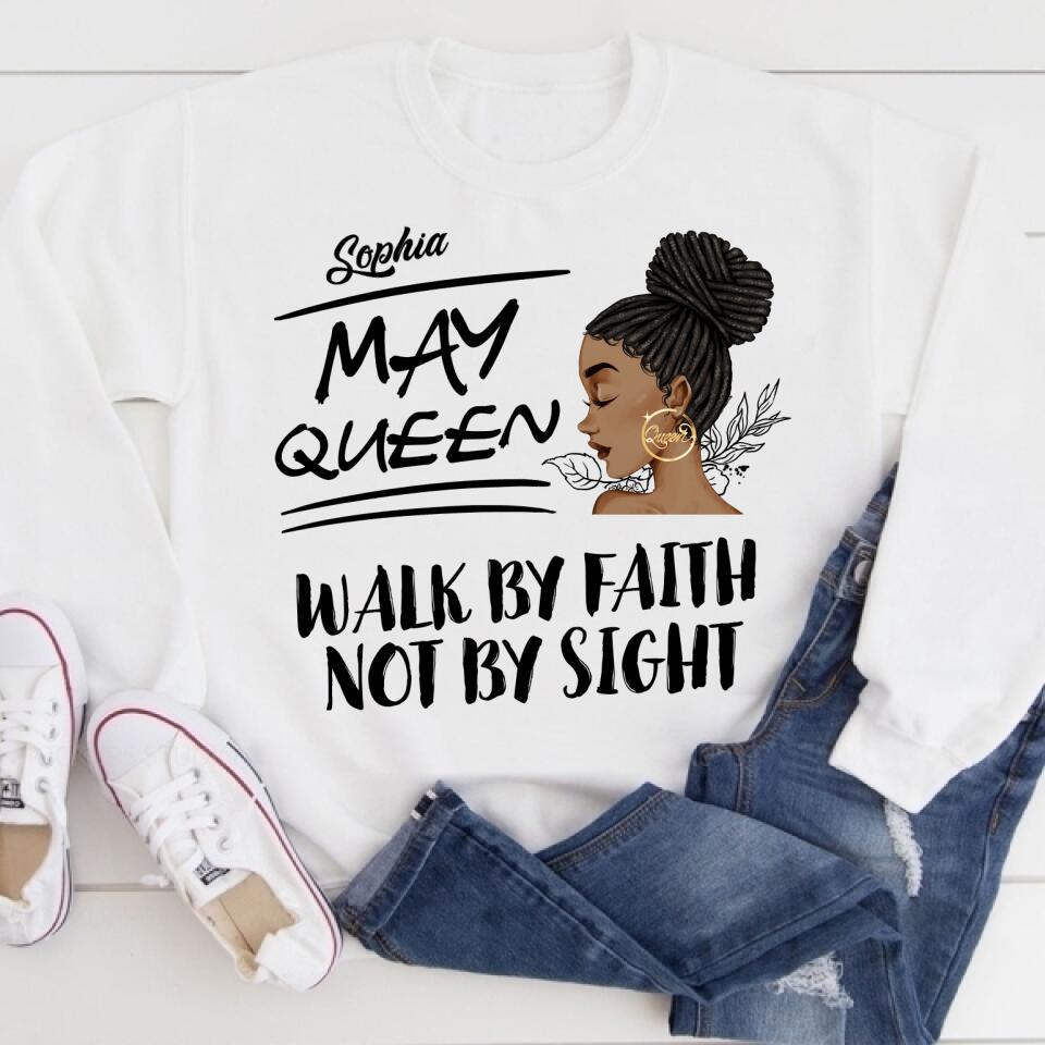 May Birthday Shirt, Custom Birthday Shirt, Queens Born In May, May Birthday Gifts, May Shirts For Woman