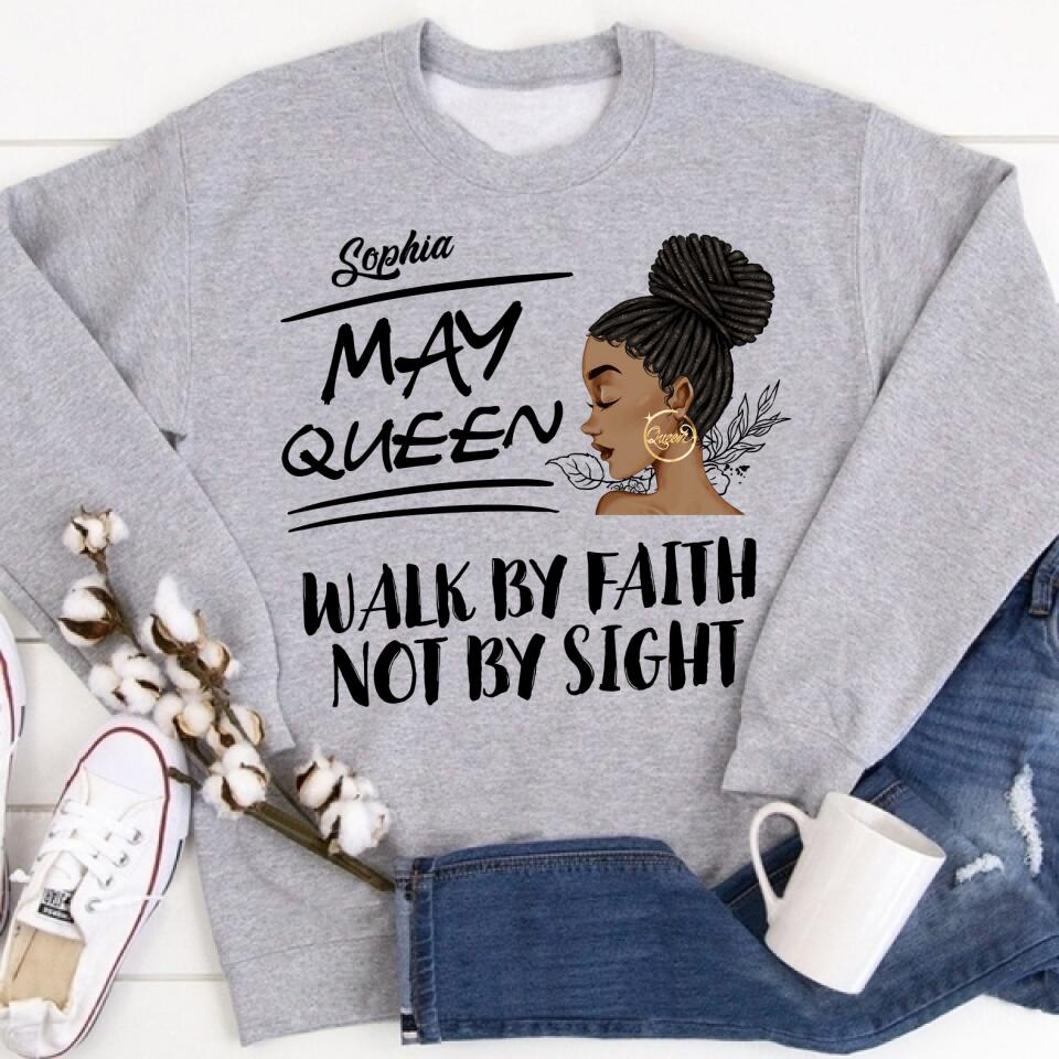 May Birthday Shirt, Custom Birthday Shirt, Queens Born In May, May Birthday Gifts, May Shirts For Woman