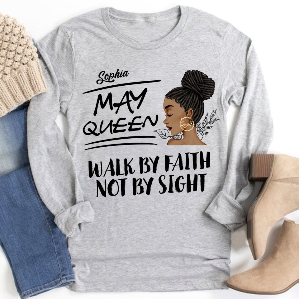 May Birthday Shirt, Custom Birthday Shirt, Queens Born In May, May Birthday Gifts, May Shirts For Woman