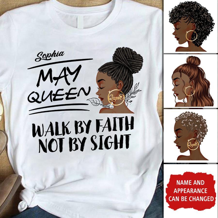 May Birthday Shirt, Custom Birthday Shirt, Queens Born In May, May Birthday Gifts, May Shirts For Woman