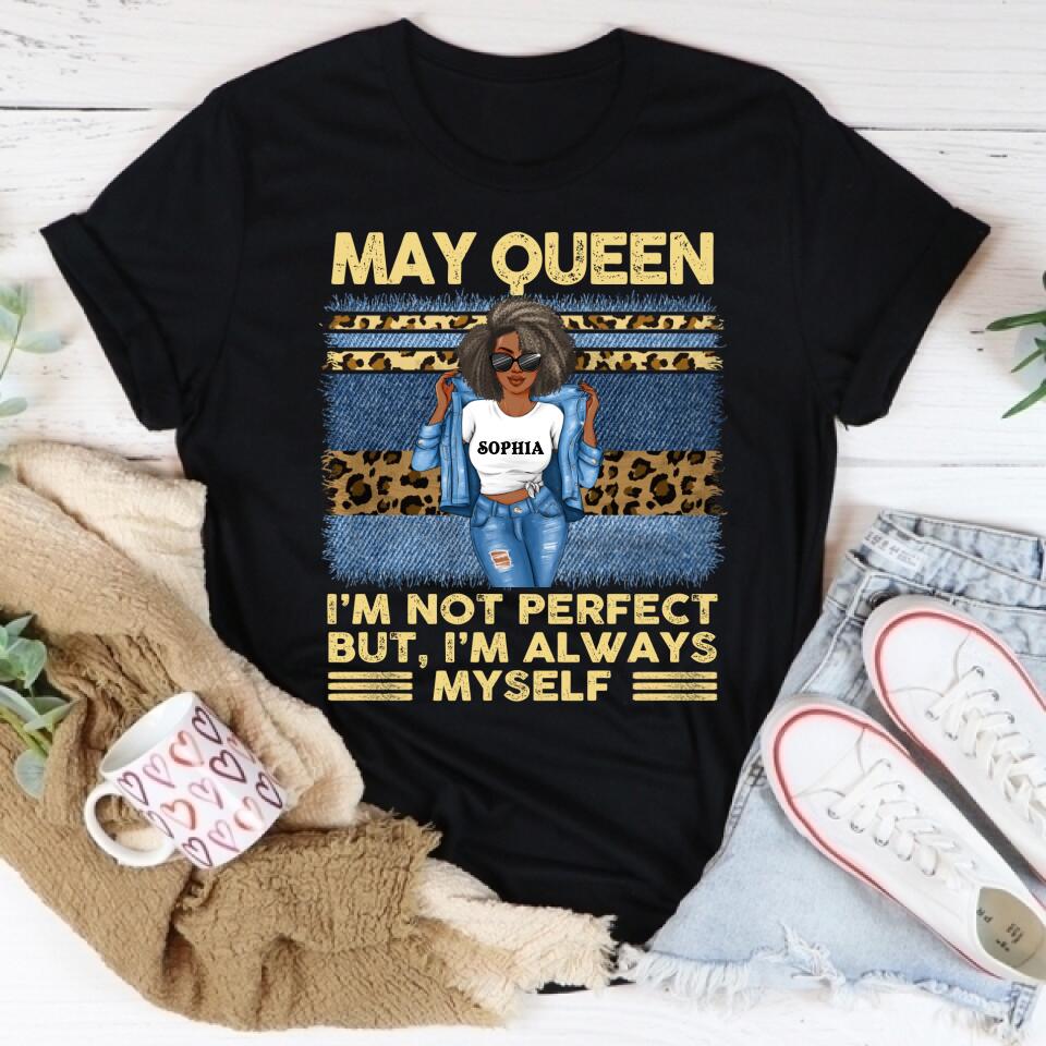 May Birthday Shirt, Custom Birthday Shirt, Queens Born In  May, May Birthday Gifts,  May Birthday Gifts