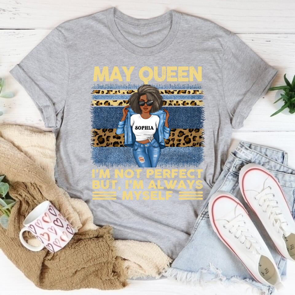 May Birthday Shirt, Custom Birthday Shirt, Queens Born In  May, May Birthday Gifts,  May Birthday Gifts