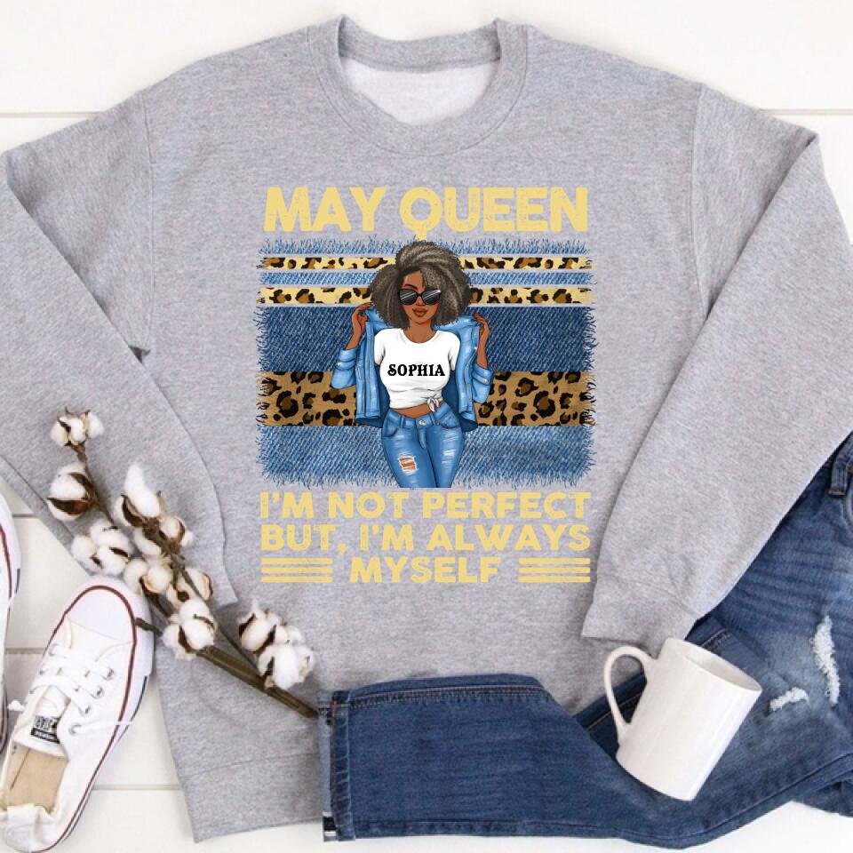 May Birthday Shirt, Custom Birthday Shirt, Queens Born In  May, May Birthday Gifts,  May Birthday Gifts