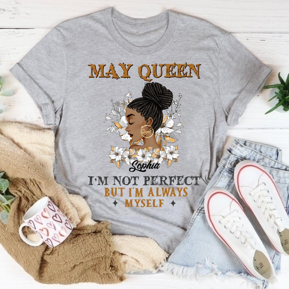 May Birthday Shirt, Custom Birthday Shirt, Queens Born In May, May Birthday Gifts, May Shirts For Woman