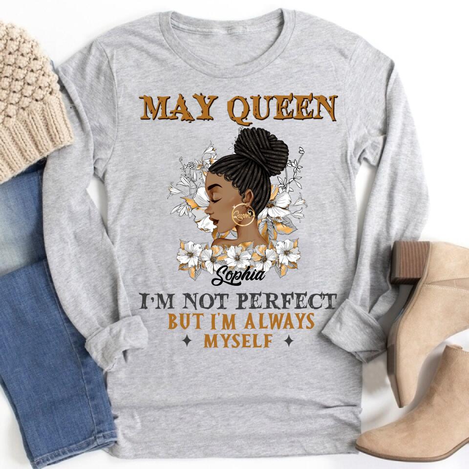 May Birthday Shirt, Custom Birthday Shirt, Queens Born In May, May Birthday Gifts, May Shirts For Woman