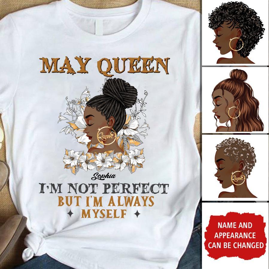 May Birthday Shirt, Custom Birthday Shirt, Queens Born In May, May Birthday Gifts, May Shirts For Woman