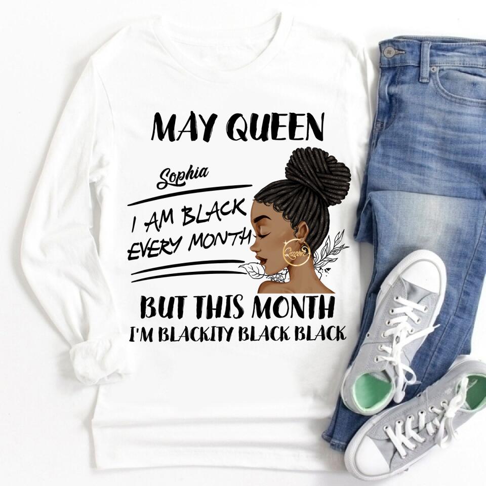 May Birthday Shirt, Custom Birthday Shirt, Queens Born In May, May Birthday Gifts, May Shirts For Woman