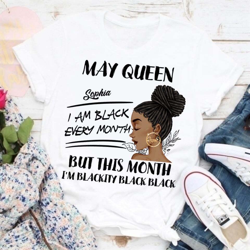 May Birthday Shirt, Custom Birthday Shirt, Queens Born In May, May Birthday Gifts, May Shirts For Woman
