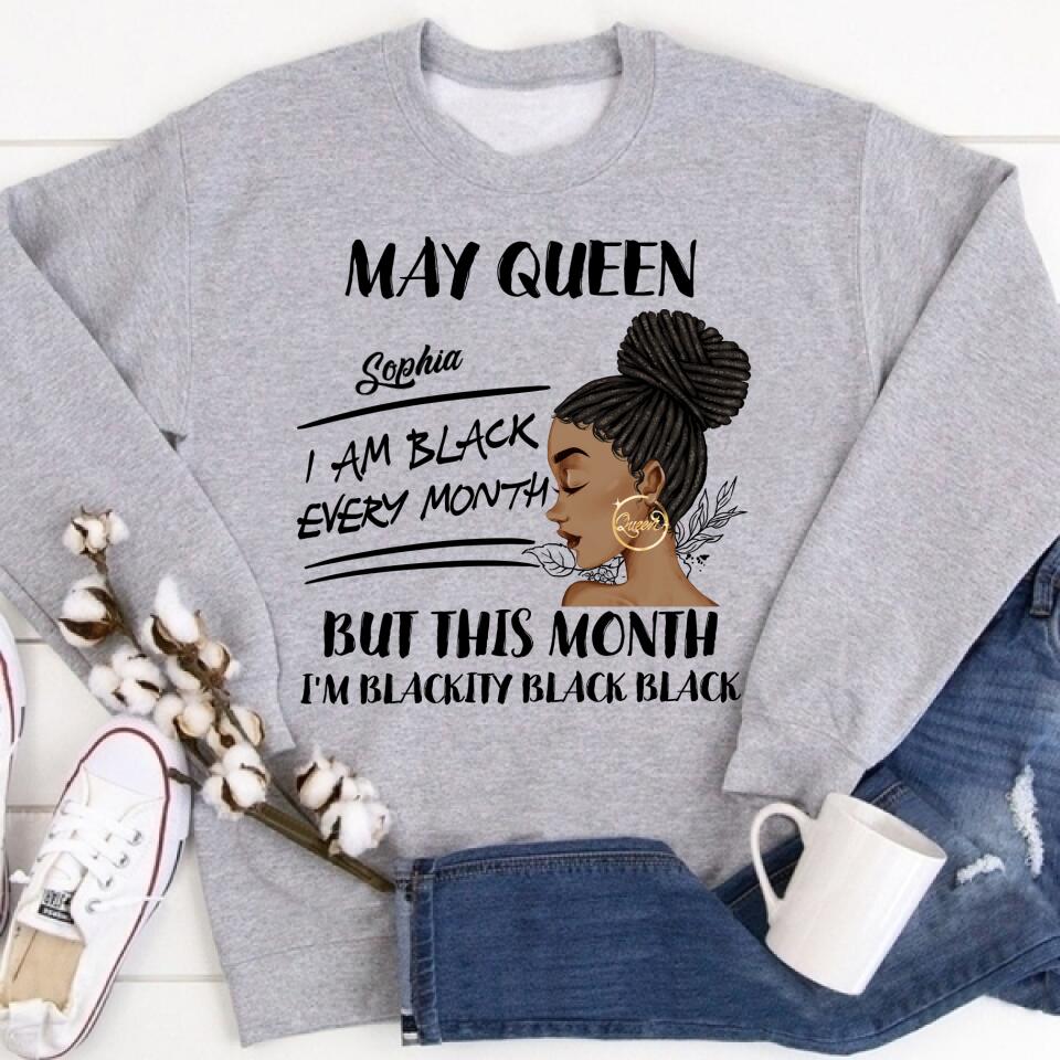 May Birthday Shirt, Custom Birthday Shirt, Queens Born In May, May Birthday Gifts, May Shirts For Woman