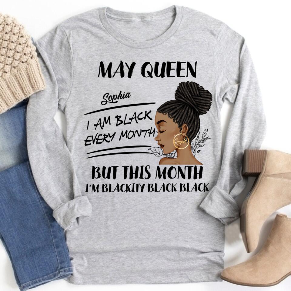 May Birthday Shirt, Custom Birthday Shirt, Queens Born In May, May Birthday Gifts, May Shirts For Woman