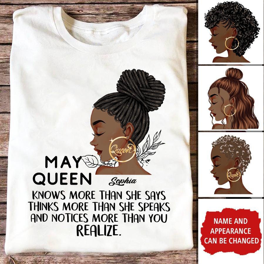 May Birthday Shirt, Custom Birthday Shirt, Queens Born In May, May Birthday Gifts, May Shirts For Woman