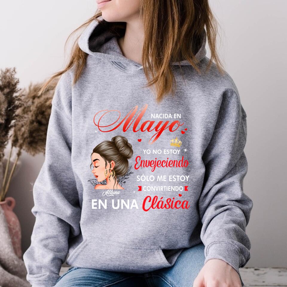 Camisa De Cumpleaños De Mayo, Camisa De Cumpleaños Personalizada, Reinas Nacidas En Mayo, Regalos De Cumpleaños De Mayo, Camisas De Mayo Para Mujeres