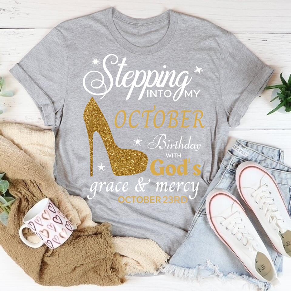 October Birthday Shirt, Custom Birthday Shirt, Queens Born In October, October Birthday Shirts For Woman, October Birthday Gifts