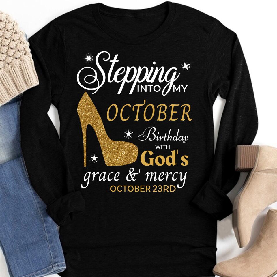 October Birthday Shirt, Custom Birthday Shirt, Queens Born In October, October Birthday Shirts For Woman, October Birthday Gifts