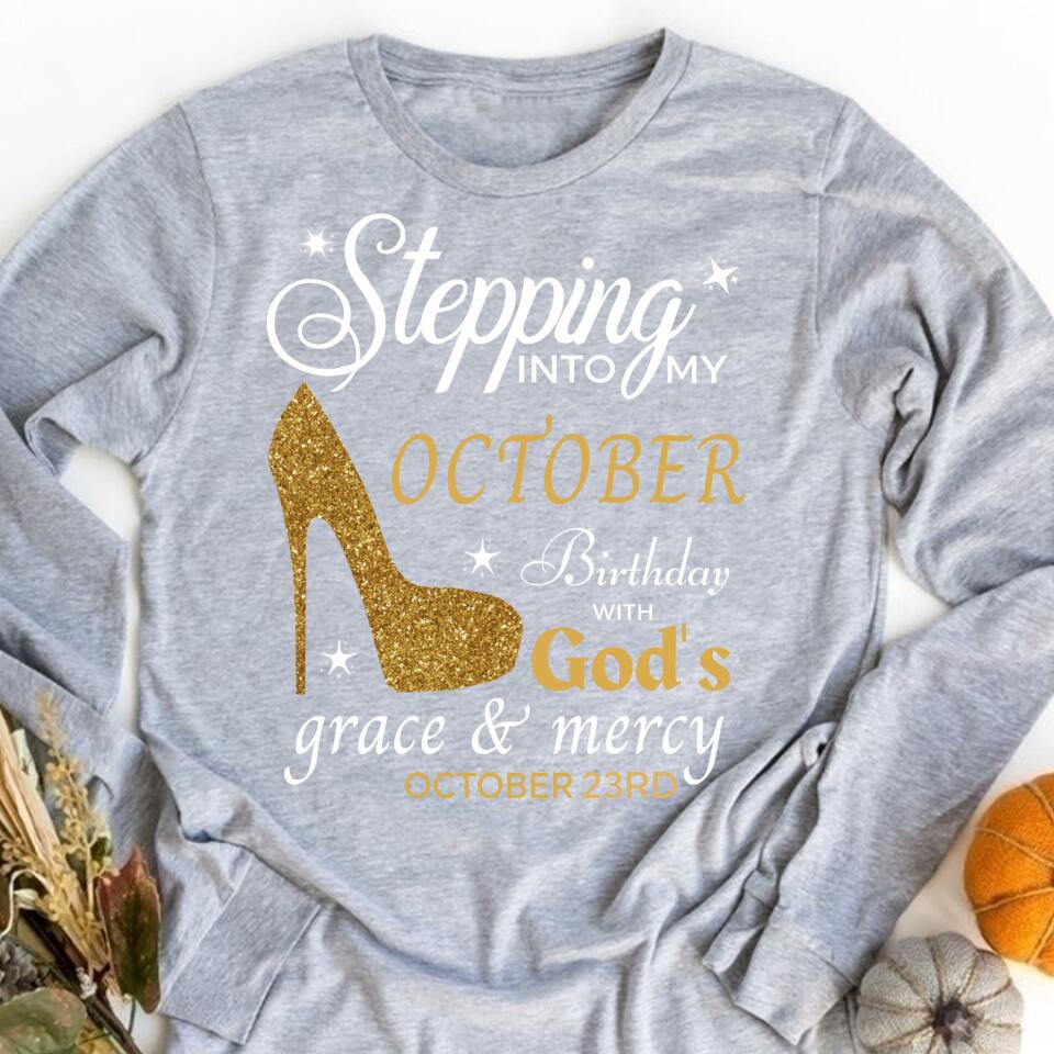 October Birthday Shirt, Custom Birthday Shirt, Queens Born In October, October Birthday Shirts For Woman, October Birthday Gifts