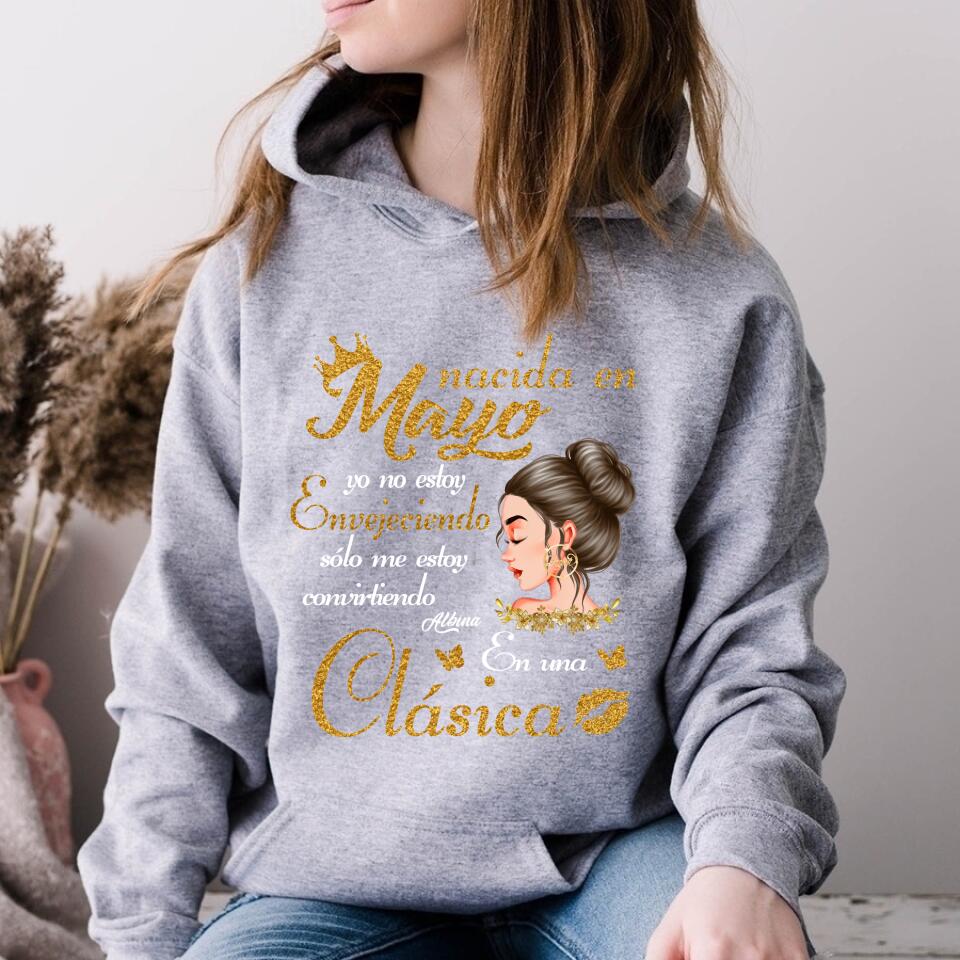 Camisa De Cumpleaños De Mayo, Camisa De Cumpleaños Personalizada, Reinas Nacidas En Mayo, Regalos De Cumpleaños De Mayo, Camisas De Mayo Para Mujeres