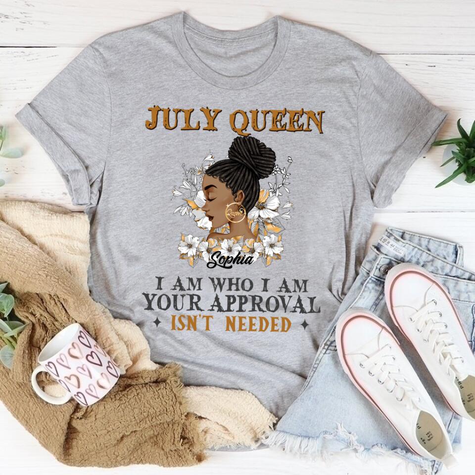 July Birthday Shirt, Custom Birthday Shirt, Queens Born In July, July Birthday Shirts For Woman, July Birthday Gifts