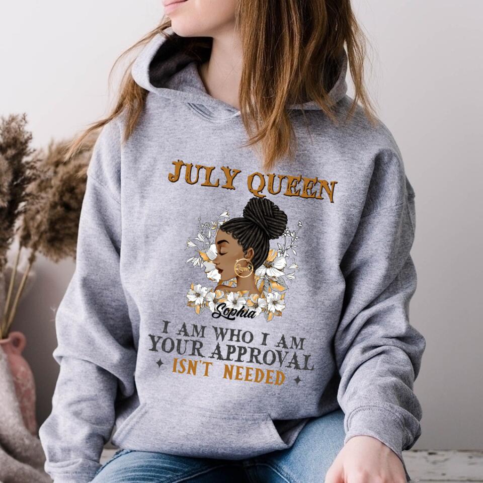 July Birthday Shirt, Custom Birthday Shirt, Queens Born In July, July Birthday Shirts For Woman, July Birthday Gifts