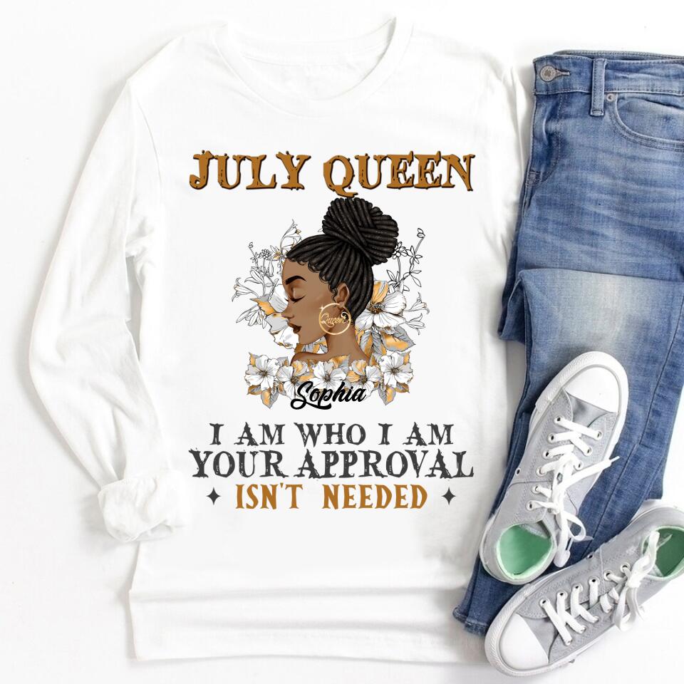 July Birthday Shirt, Custom Birthday Shirt, Queens Born In July, July Birthday Shirts For Woman, July Birthday Gifts
