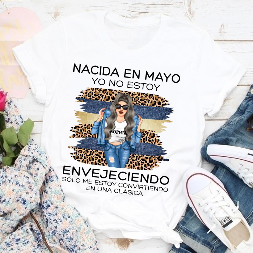 Camisa De Cumpleaños De Mayo, Camisa De Cumpleaños Personalizada, Reinas Nacidas En Mayo, Regalos De Cumpleaños De Mayo, Camisas De Mayo Para Mujeres