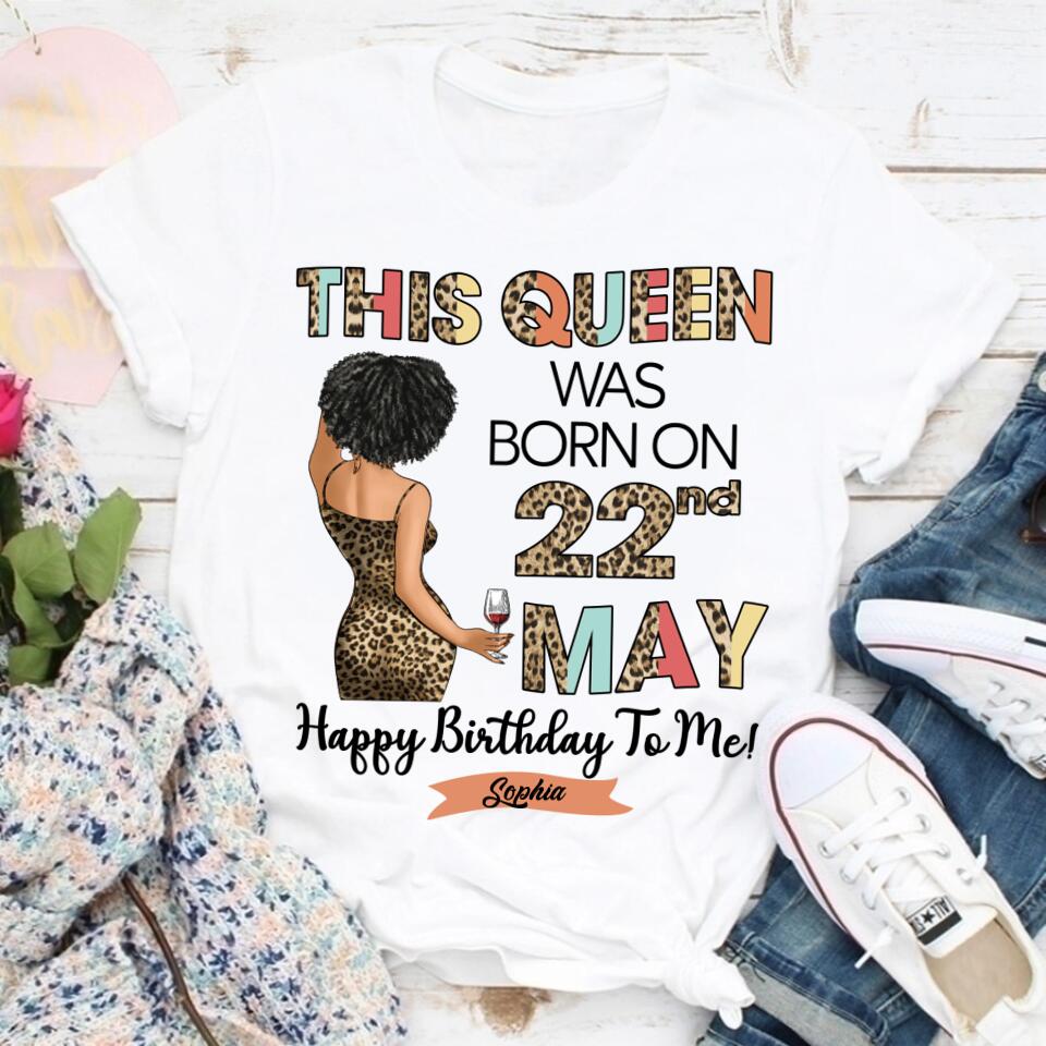 May Birthday Shirt, Custom Birthday Shirt, Queens Born In May, May Birthday Gifts, May Shirts For Woman