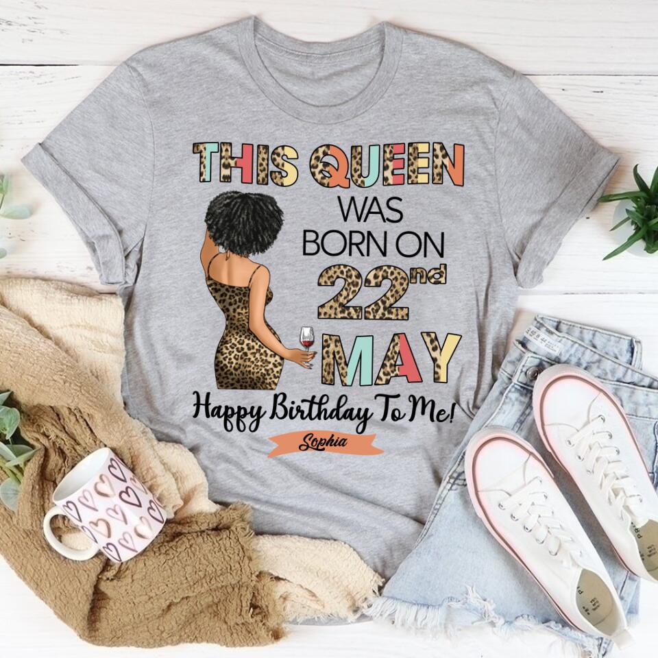 May Birthday Shirt, Custom Birthday Shirt, Queens Born In May, May Birthday Gifts, May Shirts For Woman