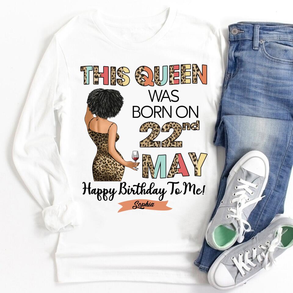 May Birthday Shirt, Custom Birthday Shirt, Queens Born In May, May Birthday Gifts, May Shirts For Woman