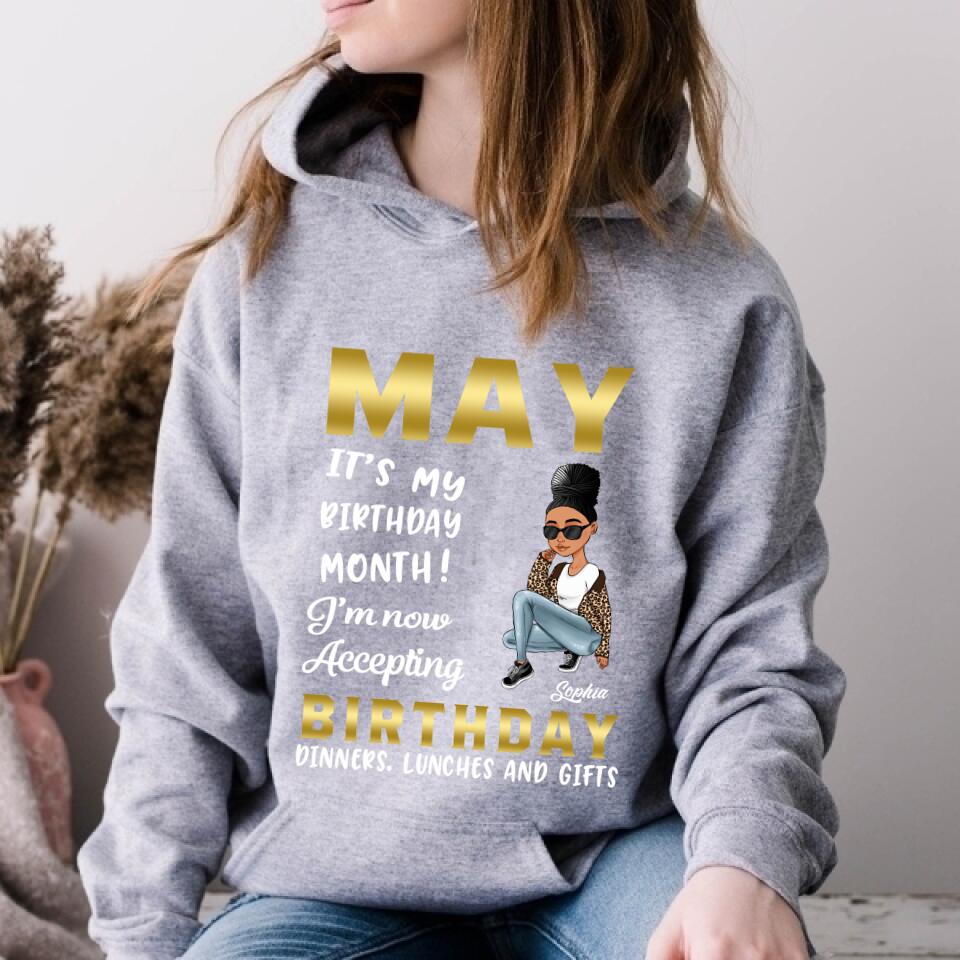 May Birthday Shirt, Custom Birthday Shirt, Queens Born In  May, May Birthday Gifts,  May Birthday Gifts