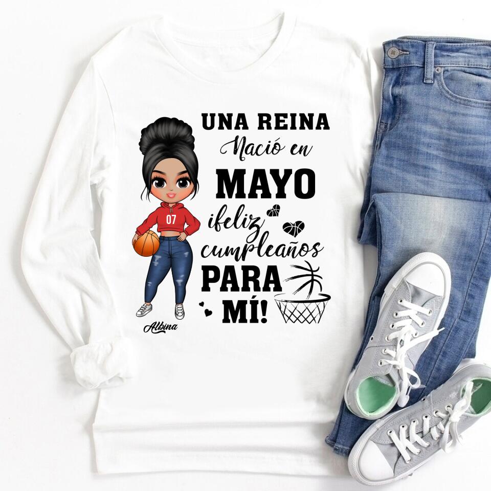 Camisa De Cumpleaños De Mayo, Camisa De Cumpleaños Personalizada, Reinas Nacidas En Mayo, Regalos De Cumpleaños De Mayo, Camisas De Mayo Para Mujeres