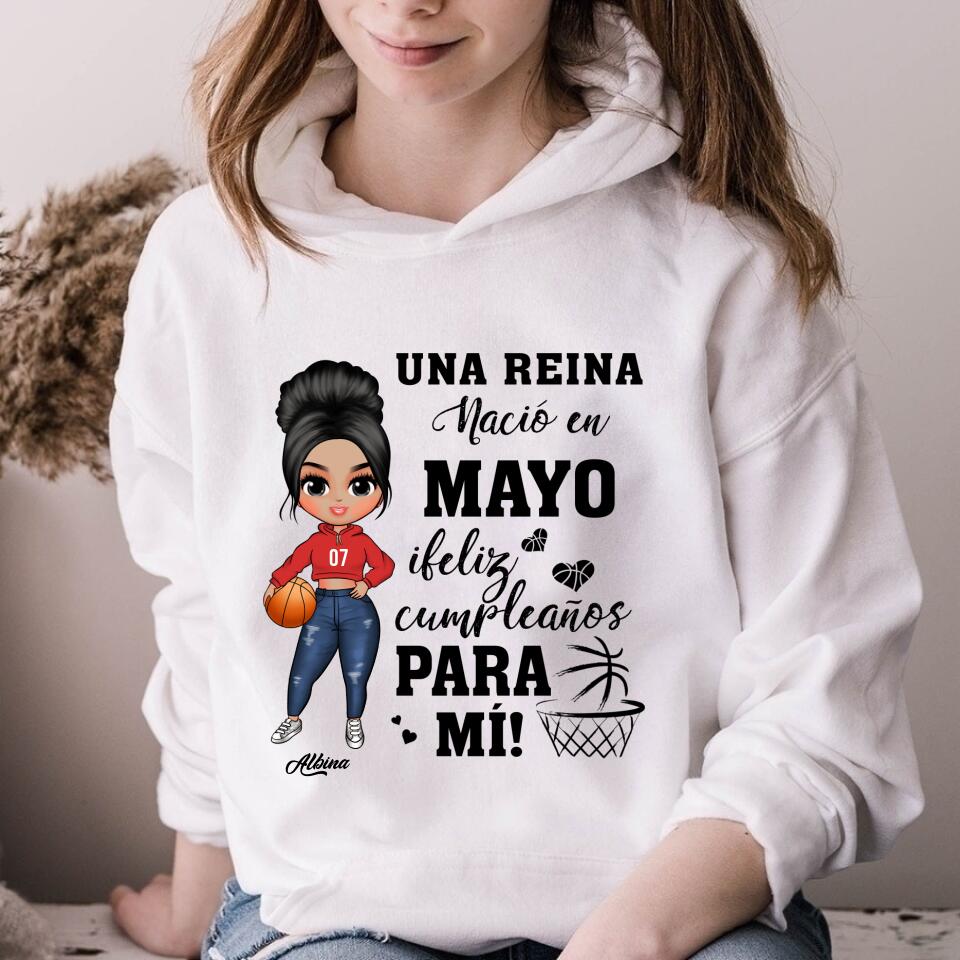 Camisa De Cumpleaños De Mayo, Camisa De Cumpleaños Personalizada, Reinas Nacidas En Mayo, Regalos De Cumpleaños De Mayo, Camisas De Mayo Para Mujeres